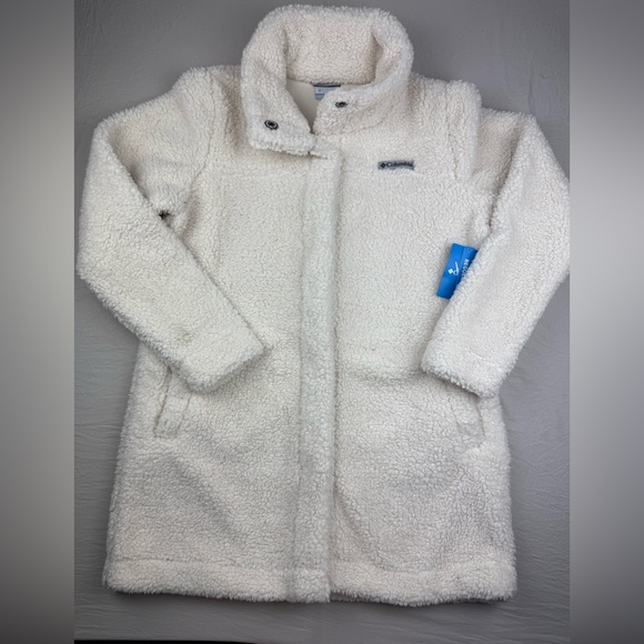 Columbia Jackets & Blazers - Columbia Cream Sherpa long fleece Jacket NEW size XL
